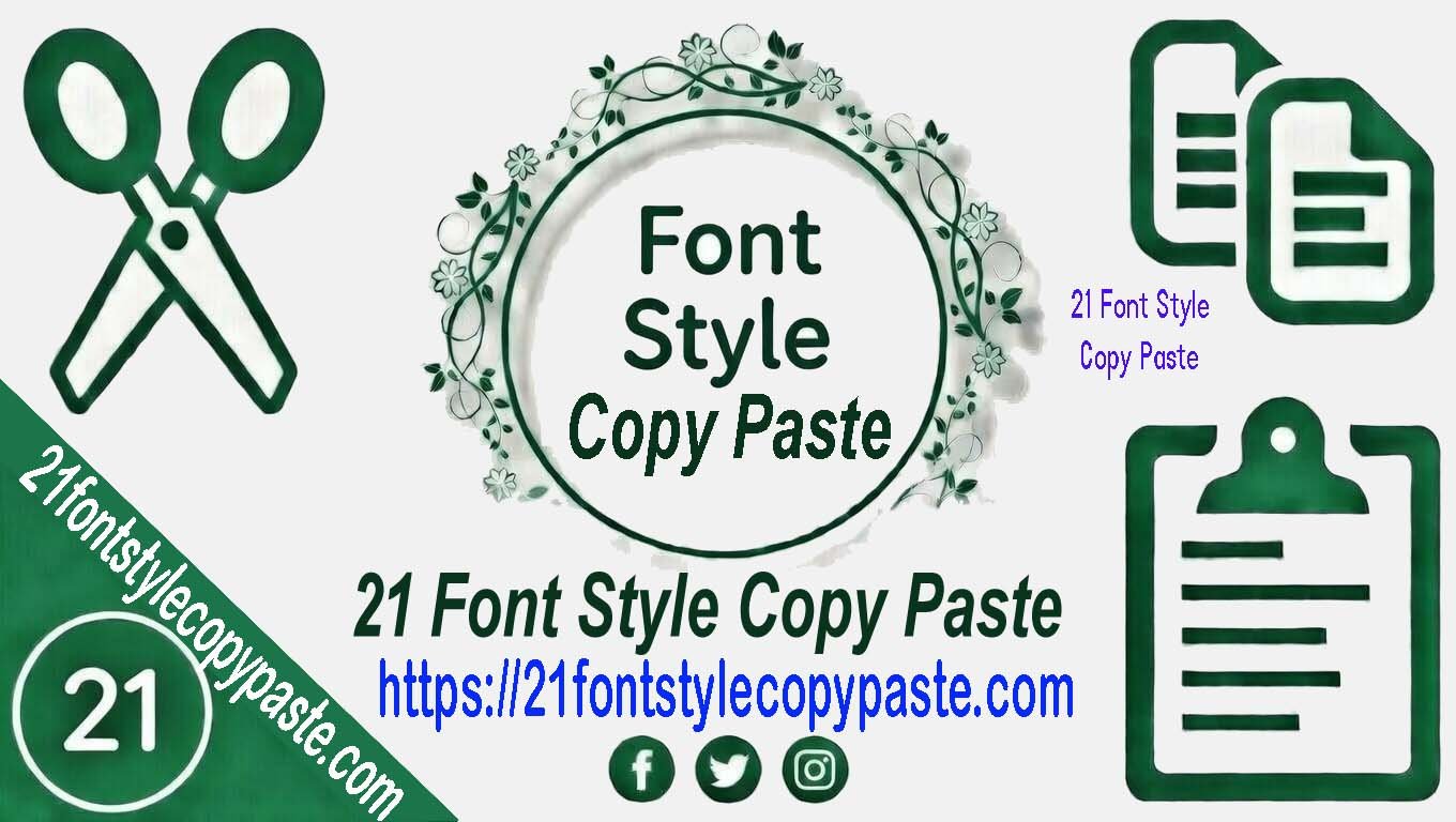 21fontsylecopypaste.com  website featured image